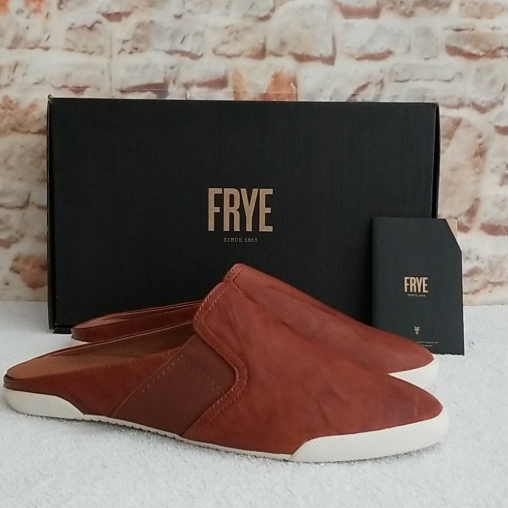 New Frye Melanie Gore Mules